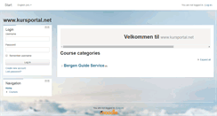 Desktop Screenshot of kursportal.net